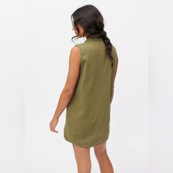 Urban Outfitters, Army Green, Shirt dress size XS - Picture 6 of 7